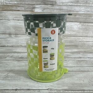 Target Bullseye Playground Pickle FLIP Strain Jar Storage Container Plastic 2024
